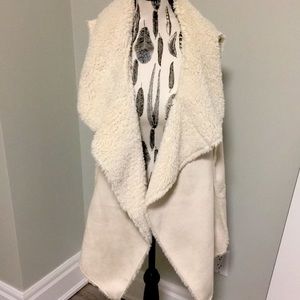 Faux Sherpa vest